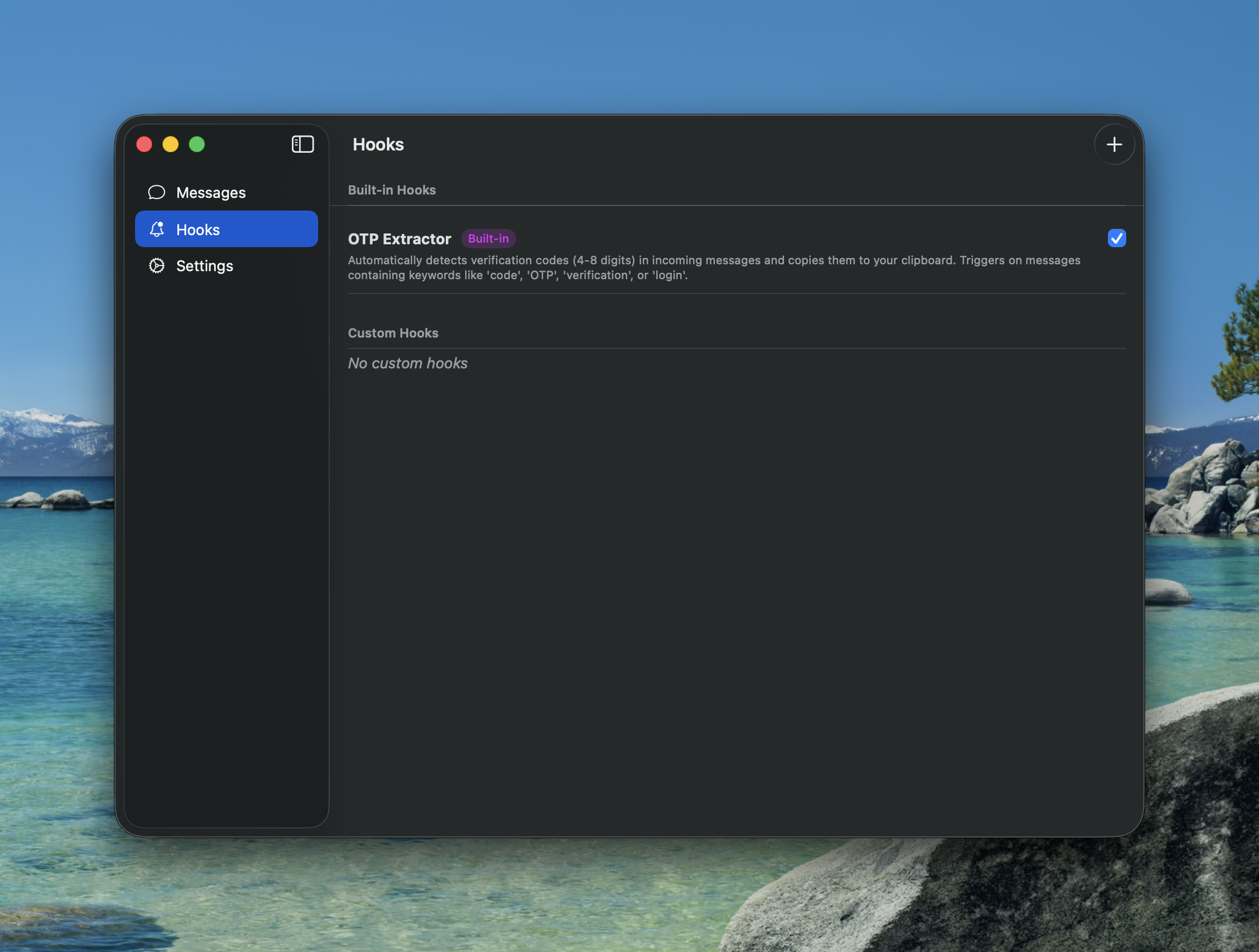 Message Hook screenshot 2